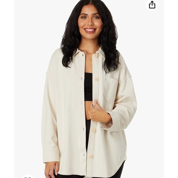 Madewell Ponte Hurricane Shirt-Jacket XS - Picture 1 of 7